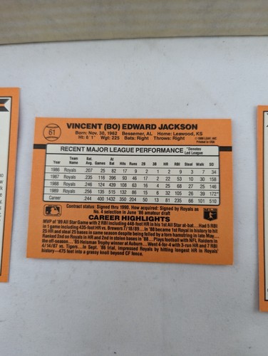 DonRuss Baseball Cards 1990 Printing Errors on Some Cards Full Box - Picture 8 of 9