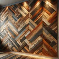 1 - 100sqm *KILN DRIED* Reclaimed Pallet Boards - Timber Cladding Rustic Wood