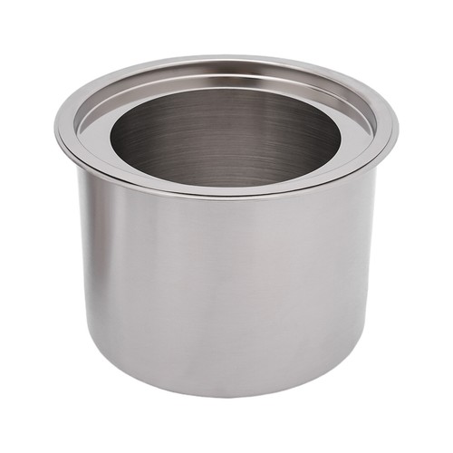 Chafer Rotondo per Alimenti 4,23 QT Catering Sfregatura Piatto, Zuppiera Profonda in Acciaio Inox - Foto 15 di 20