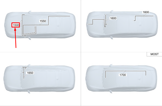Neu MERCEDES-BENZ EQS V297 Monokamera-Kabelbaum A2975404419 Original
