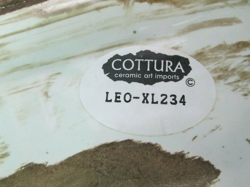 Cottura Keramik Wandpflanzgefäß Tasche handbemalt LEO-XL234 Cherub Engel - Bild 8 von 10