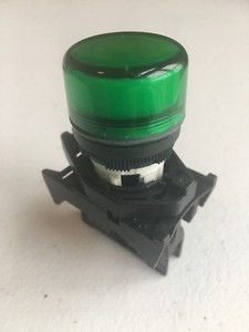 LOT OF 5 NEW CHICAGO MINIATURE GREEN INDICATOR 1090QC5 IDI 28V 1W