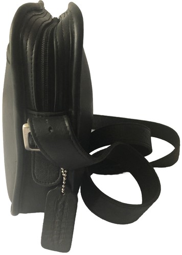 Vintage Coach Kit Camera Black Leather Shoulder Bag 9817 - Picture 14 of 16