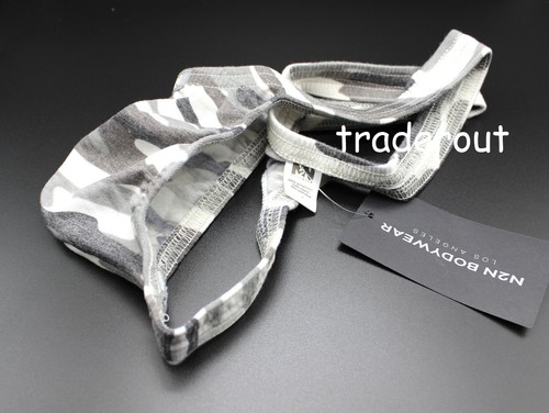 N2N Bodywear Men grey Camo G-String thong underwear size S M L XL - Picture 9 of 9