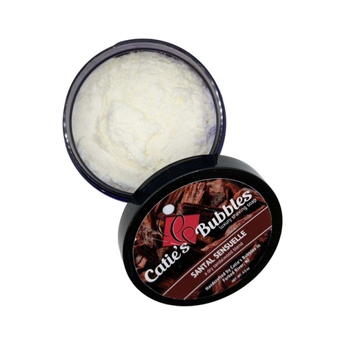 Santal Sensuelle Shaving Soap - by Catie's Bubbles (Used) - Picture 2 of 2