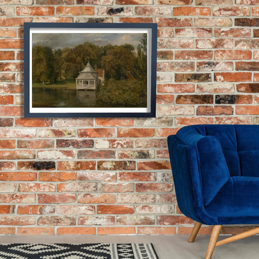 John Constable - The Quarters behind Alresford Hall Wall Art Poster Print John Constable - The Quarters behind Alresford Hall Wall Art Poster Print