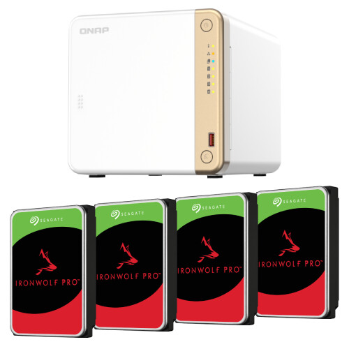 QNAP TS-462-4G NAS 4 bahías | Opciones de almacenamiento de 16/32/40 TB HDD 3,5" gabinete de escritorio - Imagen 3 de 26