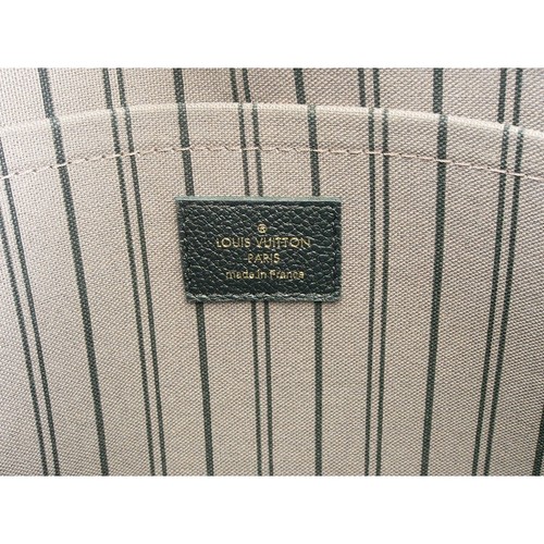 Louis Vuitton Monogram Empreinte Montaigne GM Noir Black Handbag 2way M41069 A - Picture 12 of 24