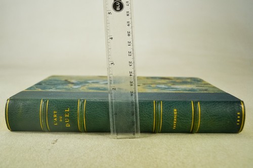 1885 L'Art du Duel, Adolphe Tavernier, Marpon et Flammarion Fine Binding, Illus. - Picture 12 of 12