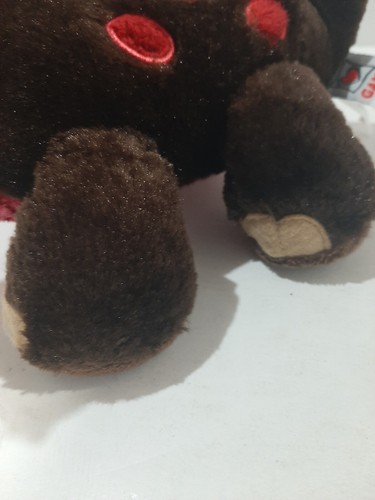 GANZ Cocoa Dinosaur Webkinz Signature HM338 Brown with Red Spots, No Codes - Picture 14 of 17
