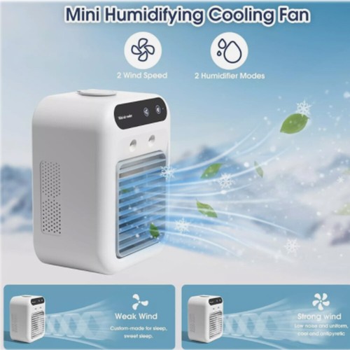 Portable Air Conditioner Personal Space Evaporative Cooler Mini Humidifier Fans - Picture 6 of 15