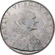 [#1284724] Vatican, Paul VI, 50 Lire, 1963 - Anno I, Rome, Stainless Steel, MS, 