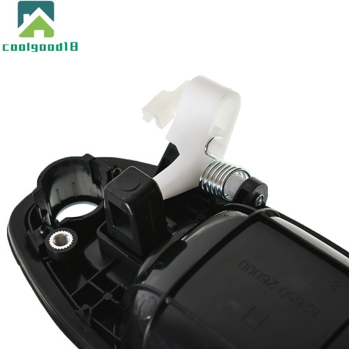 4Pcs Door Handle For Hyundai Santa Fe 2001-04 2005 2006 Outer Black Plastic Set - Bild 9 von 12