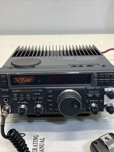 Yaesu FT-890 HF Ham Radio Transceiver w/ MH-1 Mic TESTED free shipping NOS - Zdjęcie 5 z 24