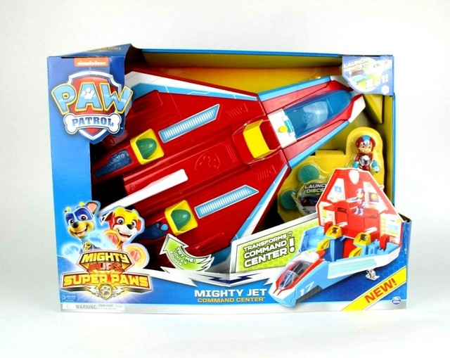 Paw Patrol 6053097 Mighty Pups Super Paws Mighty Jet Command Center! Toy for sale online | eBay