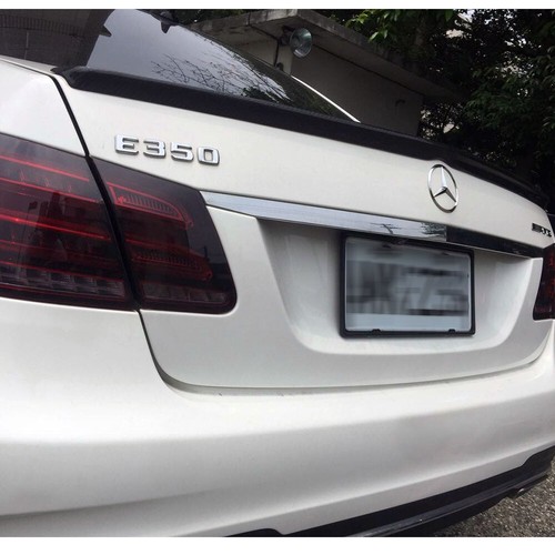 Unpainted Fit For MERCEDES BENZ W212 4DR SEDAN E350 A REAR TRUNK SPOILER E63 - Picture 5 of 5