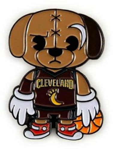 Kidrobot x NBA Cleveland Cavaliers Mascot Enamel Pin - Limited Edition  - Picture 1 of 3