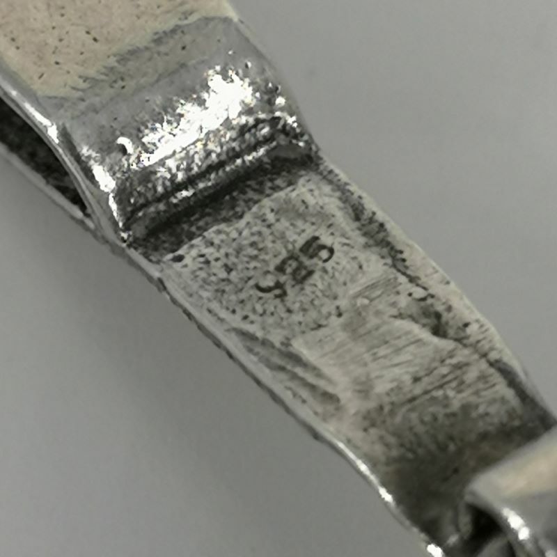 Details zu Modernismus Anhänger in Silber besetzt mit einem Amethyst Cabochon Reichlich Versandhandel