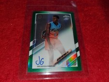 2021-22 TOPPS CHROME OVERTIME #CA-JG1 JAZIAN GORTMAN AUTO RC GREEN 42/75