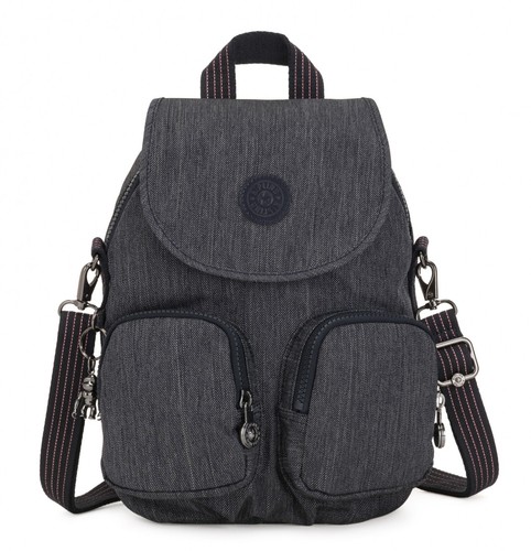 Active Backpack Up Denim Kipling Firefly Small ZIPwOHq