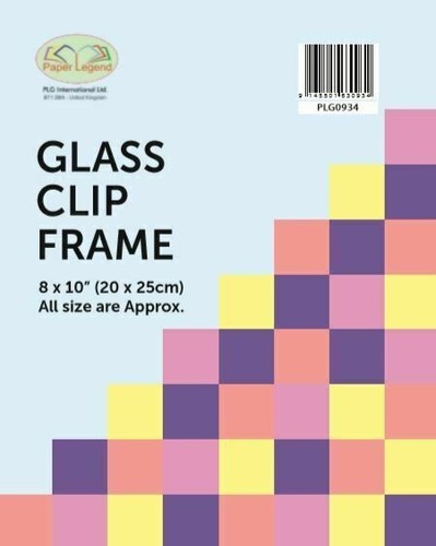 8"x10" Glass Clip Frame 20x25cm Frameless Photo Picture Poster Frame Home Office - Picture 14 of 16