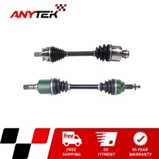 Pair Front CV Axle Half Shaft Assembly for 2004-2005 Mazda 3 with Manual Trans.