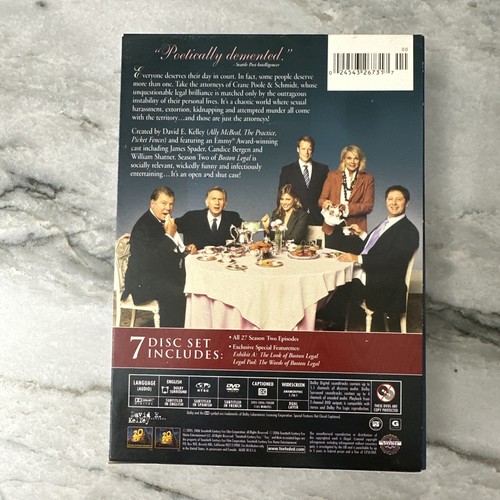 Boston Legal: The Complete Second Season (DVD, 2005) - Imagen 2 de 5