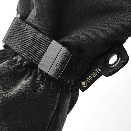 Guantes Hestra Army de cuero Gore-Tex en negro - Imagen 6 de 7