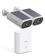 aosu 2K QHD Solar Security Cameras Wireless Outdoor System, 2-Cam-Kit  2K Co...