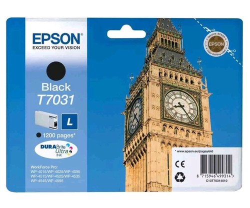 Genuine Epson T7031 T032 T033 T034  Big Ben  ink BCMY cartridges X10 cartridges  - Picture 3 of 7