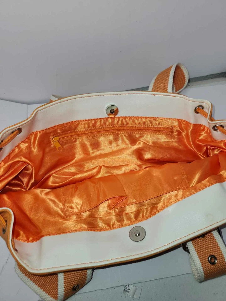 Cartera de viaje vintage NASCAR Tony Stewart #20 naranja bolso carreras Foto 3 de 4