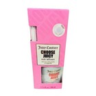 Juicy Couture 3.4 oz Reed Diffuser ROSE PEACH MAGNOLIA Hotel Spa Luxury Glam
