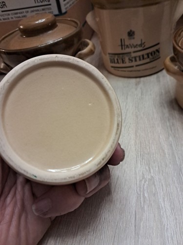 2 X T.G. Ollas de queso Harrods Blue Stilton Green LTD + 2 que son solo Harrods - Imagen 5 de 20