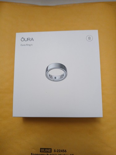 NUEVO Anillo Oura Sellado 4 Anillo Inteligente 4ta Gen. Rastreador de actividad color plata talla 9 - Imagen 1 de 3