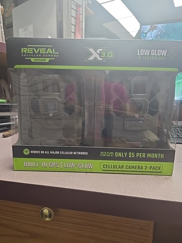 Tactacam Reveal X3.0 Trail Camera - Green; 2 In 1 Pack