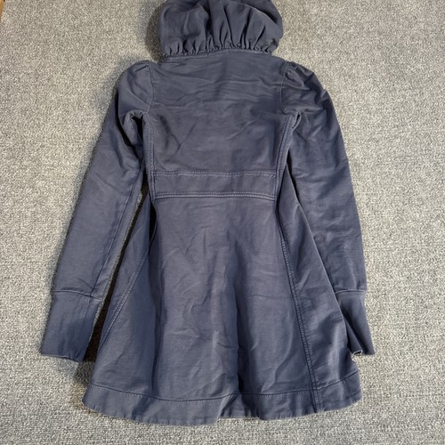 Prairie Underground Cloak Hoodie Organic Cotton Coatigan Coat Small Navy blue - Picture 5 of 6