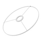 Lamp Shade Ring 1-layer 28cm Iron Wire Lamp Shade Diy Ring for Home Ue
