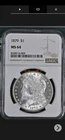 1879 Morgan Silver Dollar $1 NGC MS64