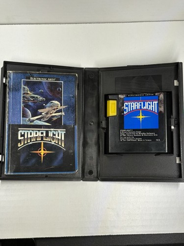 Starflight (Sega Genesis, 1991) Cartridge, Case, Manual - Picture 3 of 11
