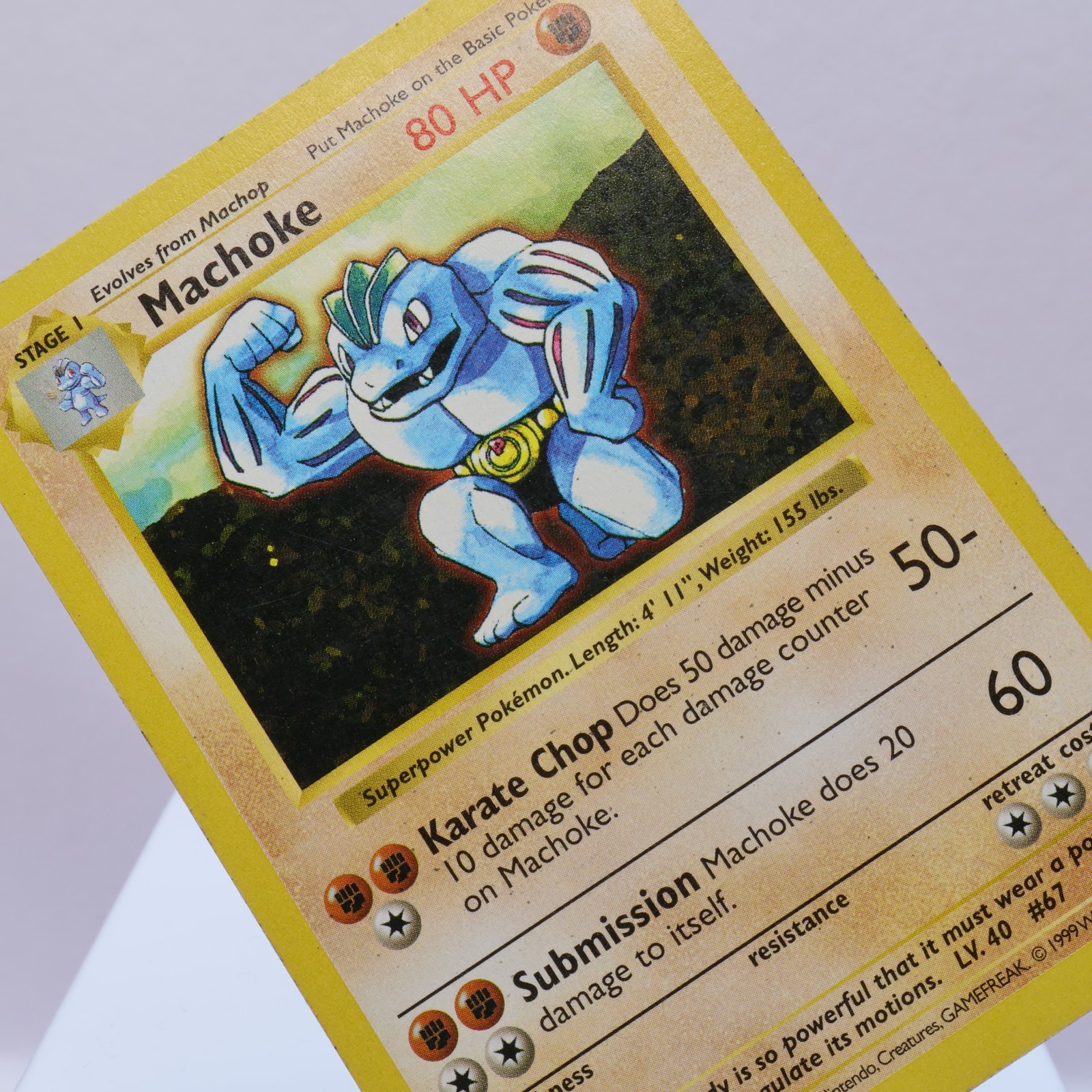 ポケモンカードゲーム Machop&Machoke 1st edition shadow less Machop [Shadowless] #52 Prices | Pokemon Base Set | Pokemon