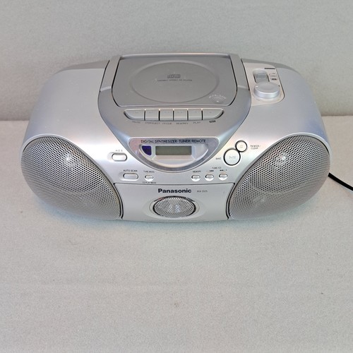 Vintage Panasonic RX-D25 Boombox CD Radio Cassette Stereo - Tested / Working