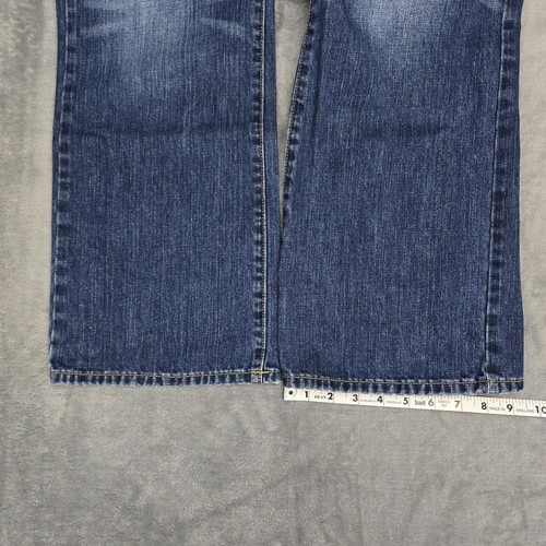 American Eagle Jeans Mens 36x32 Blue Original Boot Denim Straight Classic *36/30 - Picture 8 of 19