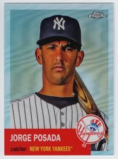 2022 Topps Chrome Platinum Anniversary Jorge Posada Refractor #470 Yankees