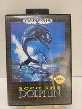 Ecco The Dolphin (Sega Genesis, 1993) - No Manual Authentic Case And Game Tested