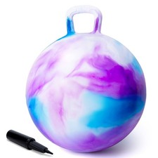 Hopper Ball, Hopping Toys for Kids, 18inch Bouncy Ball with Handle for Boys G...