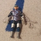 Vtg Captain Power MAJOR HAWK MASTERSON figure  COMPLETE Mattel 4" broke weapon