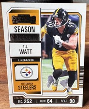 2023 Panini Contenders Football NFL Pittsburgh Steelers T.J. Watt