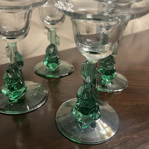 Luminarc Siesta Margarita Glasses Cactus Stem Sombrero Sleeping Man Set of 4 - Bild 17 von 17