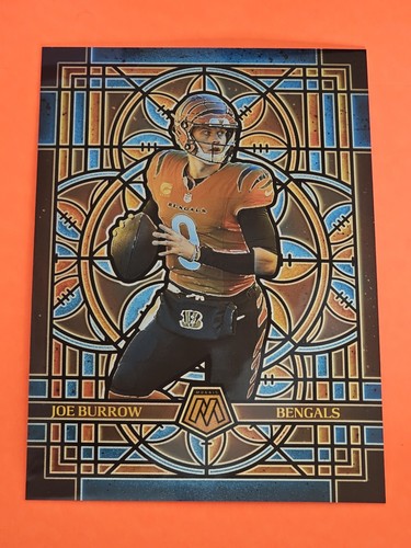 2025 Panini Mosaic #5 Joe Burrow - Stained Glass Oversized Prizm  - Picture 1 of 2