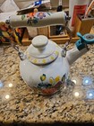 The Pioneer Woman  Bouquet Enamel 2-Quart Tea Kettle 1 Blemish In Picture